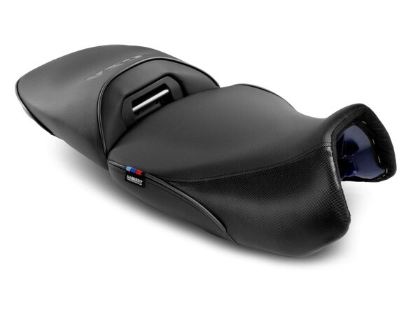 Sargent Cycle Products' Performance Plus motorcycle seat in all black for the BMW R 1300 GSA.